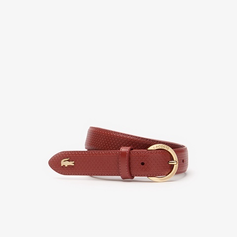 CHANTACO ラウンドバックル レザーベルト