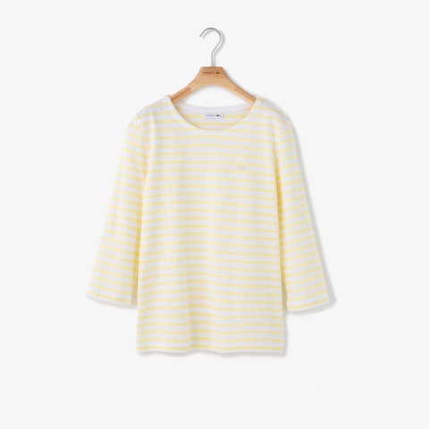 7分袖ボーダーTシャツ