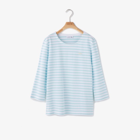7分袖ボーダーTシャツ