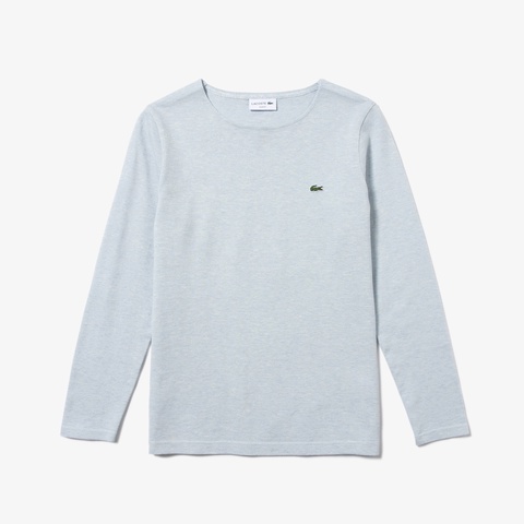 コットンピケバスクTシャツ (長袖)