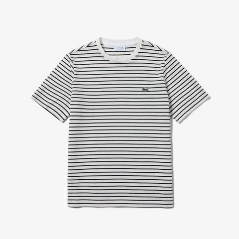 鹿の子地ボーダーTシャツ
