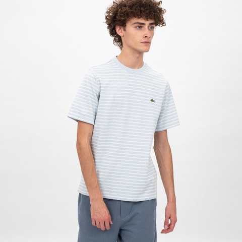 鹿の子地ボーダーTシャツ