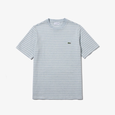 鹿の子地ボーダーTシャツ