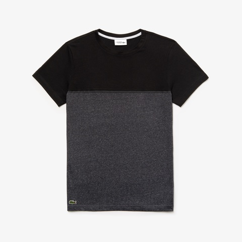 カラーブロックテクニカルジャージTシャツ
