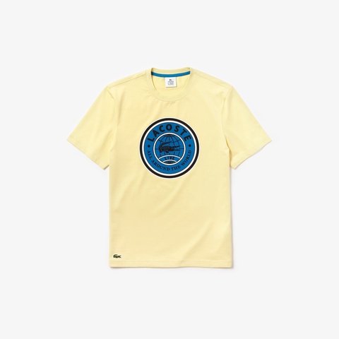 『LACOSTE L!VE』サークルロゴプリントTシャツ