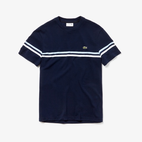 『MADE IN FRANCE』ボーダー鹿の子地クルーネックTシャツ