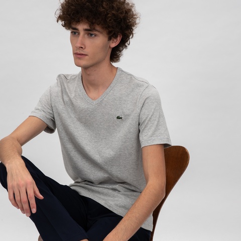 ベーシックVネックTシャツ (半袖)