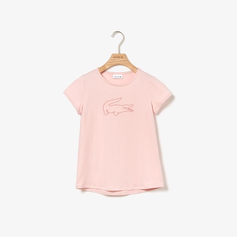 ワニロゴステッチガールズTシャツ