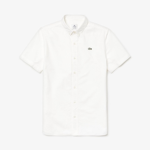 『LACOSTE L!VE』オックスフォードボタンダウンシャツ