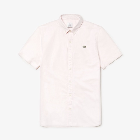 『LACOSTE L!VE』オックスフォードボタンダウンシャツ