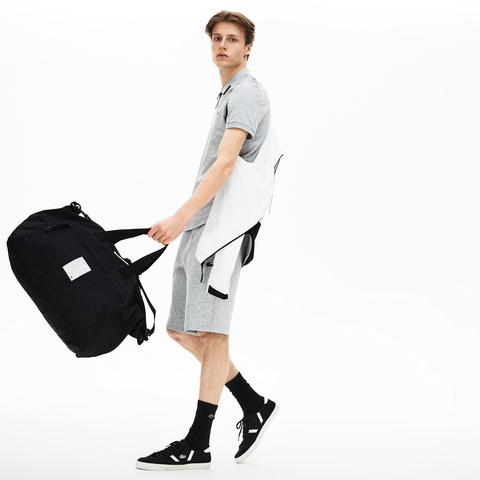 LACOSTE MOTION パッカブルナイロンダッフルバッグ