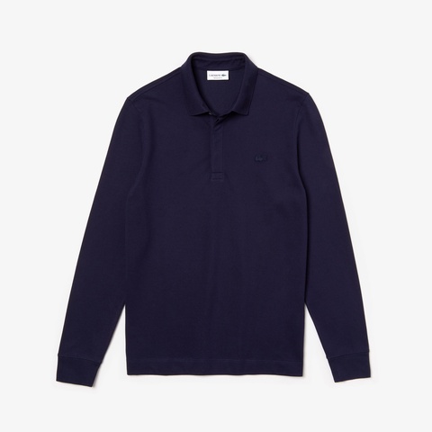 ロングスリーブソリッドポロ