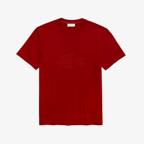 ビッグロゴ刺しゅうクルーネックTシャツ