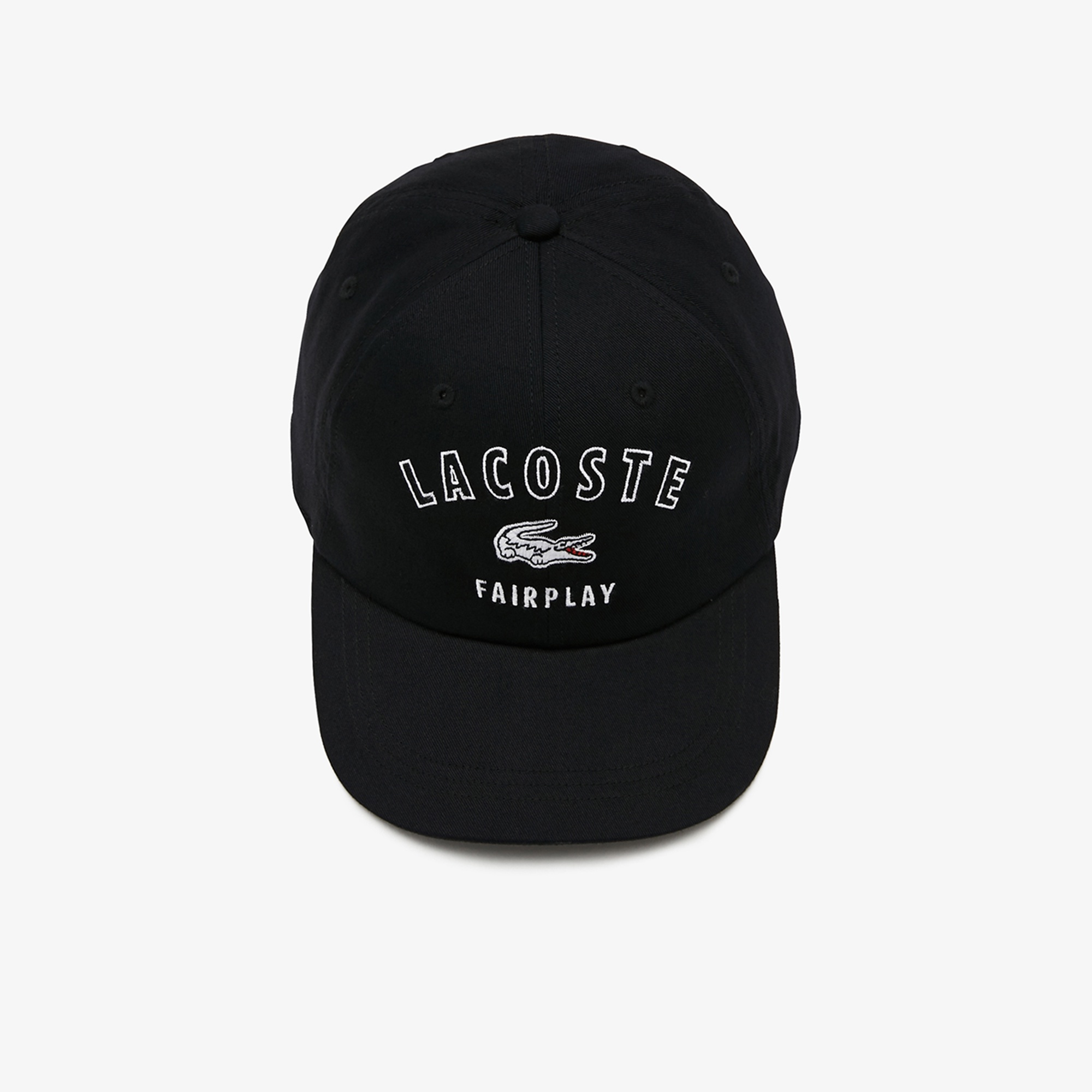 刺繍入り6方キャップ