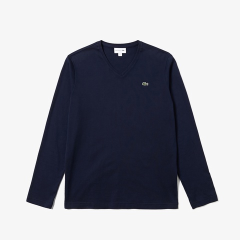 VネックTシャツ (長袖)