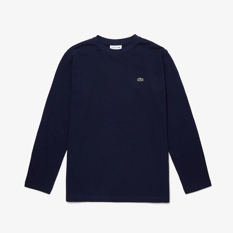 鹿の子地ロングスリーブTシャツ