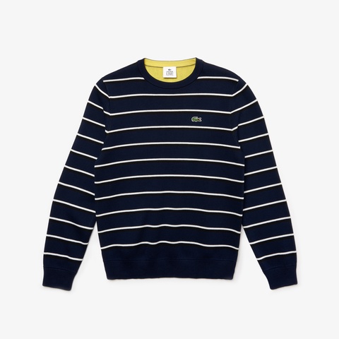 『LACOSTE L!VE』コットンニットセーター
