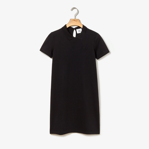 『LACOSTE L!VE』バックネックオープンポロドレス
