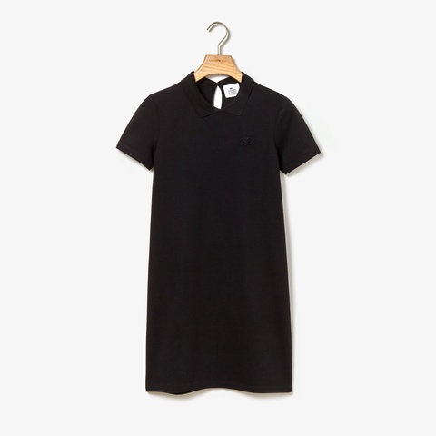 『LACOSTE L!VE』バックネックオープンポロドレス