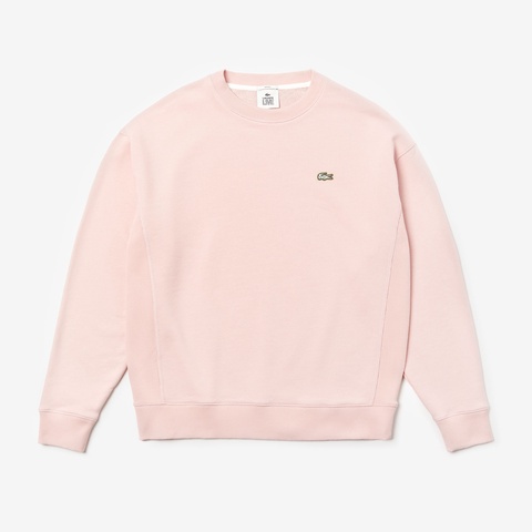 『LACOSTE L!VE』ビッグシルエットクルーネックスウェット