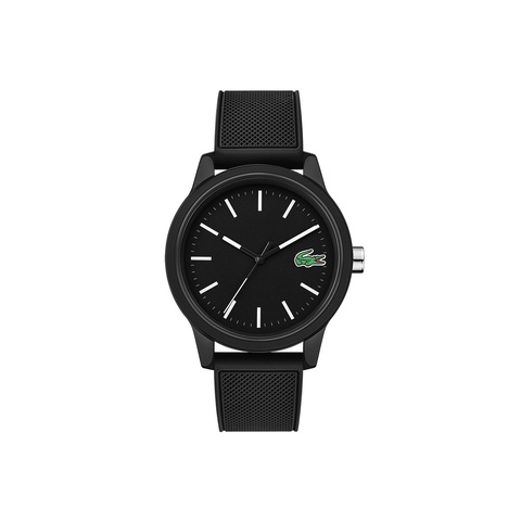 LACOSTE 12.12 プラスティックケースウォッチ(ブラック)