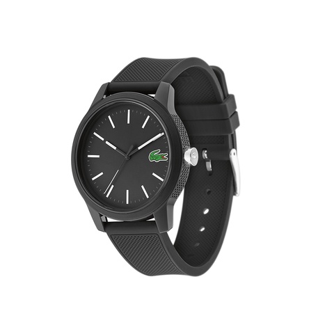 LACOSTE 12.12 プラスティックケースウォッチ(ブラック)