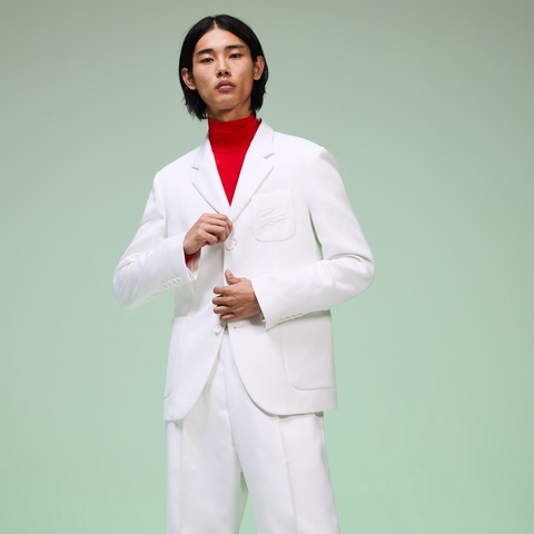 『Fashion Show』襟裏切り替えソリッドテーラードジャケット
