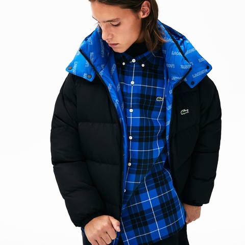 『LACOSTE L!VE』リバーシブルショートダウンジャケット