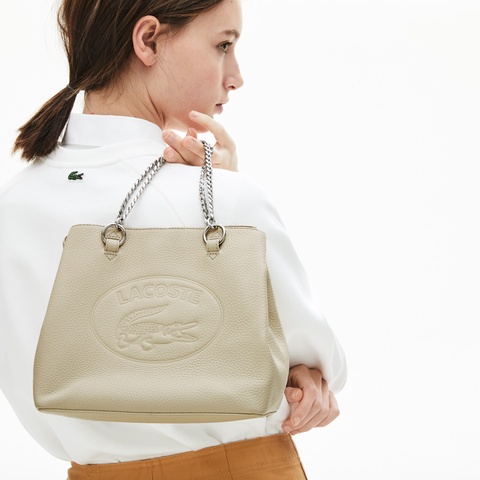 CROCO CREW Sサイズレザーショッパーバッグ