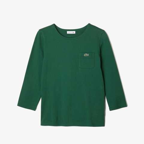 ベーシックボートネックTシャツ (7分袖)
