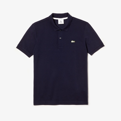 『LACOSTE L!VE』スリムフィットミニマルポロシャツ