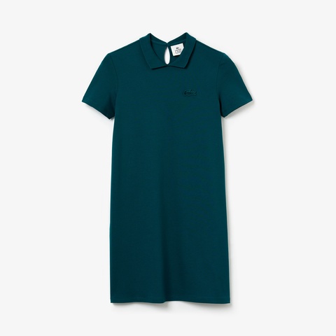 『LACOSTE L!VE』バックネックオープンポロドレス