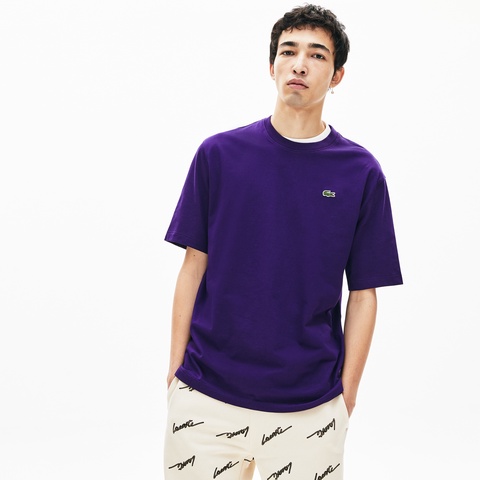ダブルカラーコットンTシャツ
