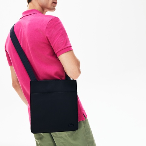 MEN'S CLASSIC エンボスPVCスクエアバッグ