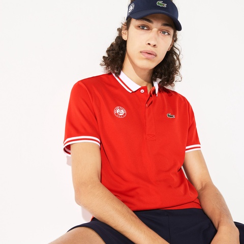 『ROLAND GARROS』 シリーズ ウルトラドライ コントラストリブデザインポロシャツ (半袖)