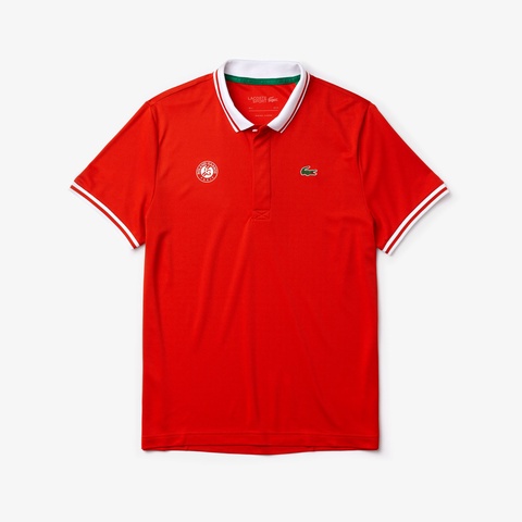 『ROLAND GARROS』 シリーズ ウルトラドライ コントラストリブデザインポロシャツ (半袖)