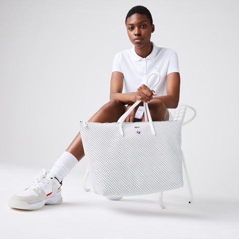 ROLAND GARROS パナマハットテキスタイルトートバッグ