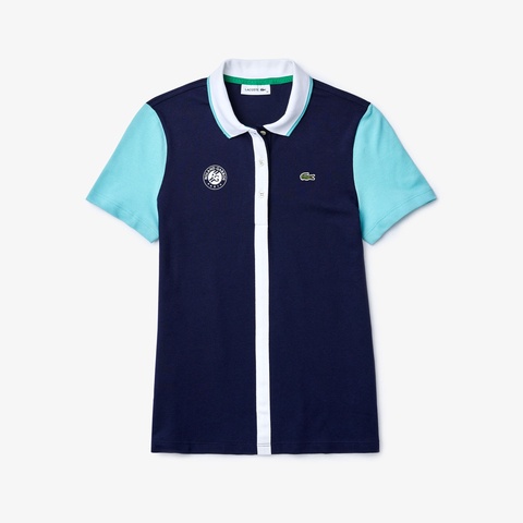 『ROLAND GARROS』 シリーズ カラーブロックコットンポロシャツ (半袖)