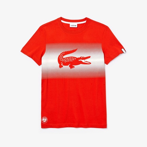 『ROLAND GARROS』 シリーズ グラーデーションワニロゴTシャツ