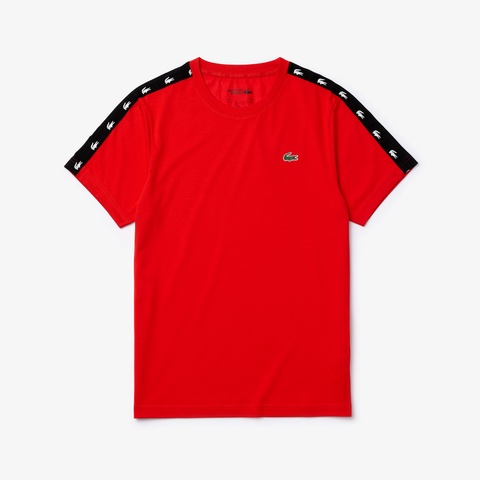 ワニストライプピケTシャツ