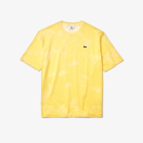 ルーズフィット マーブルエフェクトクルーネックTシャツ