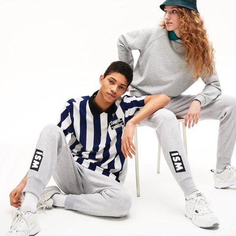 ユニセックス LACOSTISMプリントジョギングパンツ
