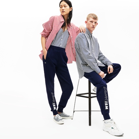 ユニセックス LACOSTISMプリントジョギングパンツ