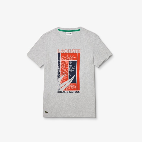 『ROLAND GARROS』 シリーズ ボタニカルグラフィックプリントTシャツ