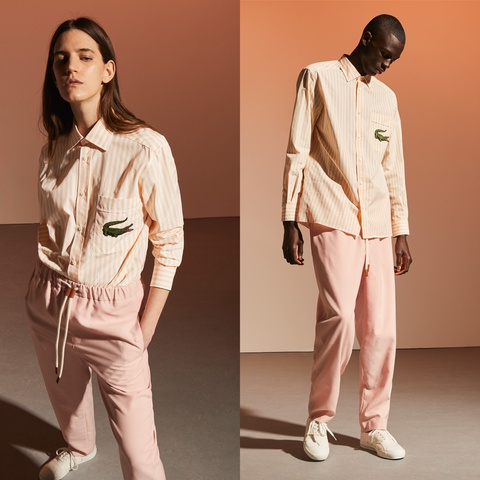 『Fashion Show』 ビッグカラーストライプシャツ