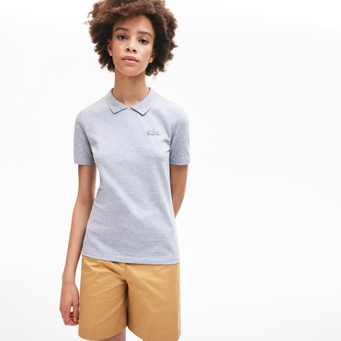 『LACOSTE L!VE』バックネックオープンポロシャツ