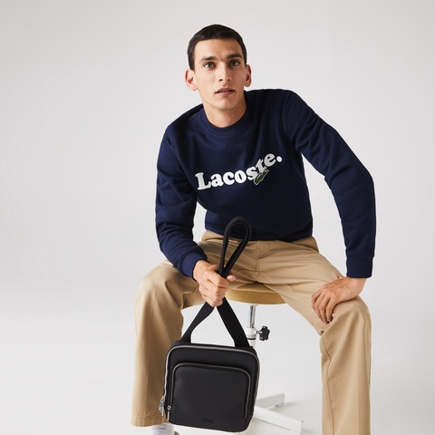 MEN'S CLASSICワントーンスクエアショルダーバッグ