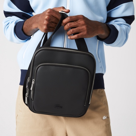 MEN'S CLASSICワントーンスクエアショルダーバッグ