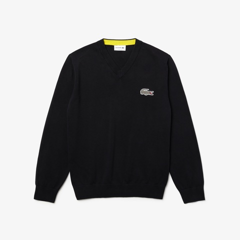 『National Geographic capsule collection』アニマルロゴVネックセーター