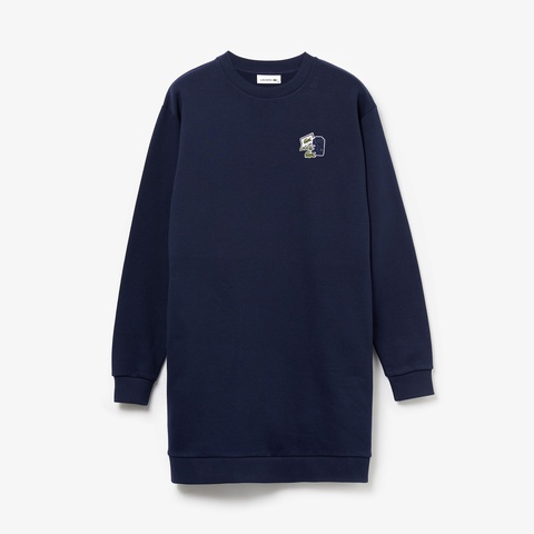アーカイブバッヂミックススウェットシャツドレス